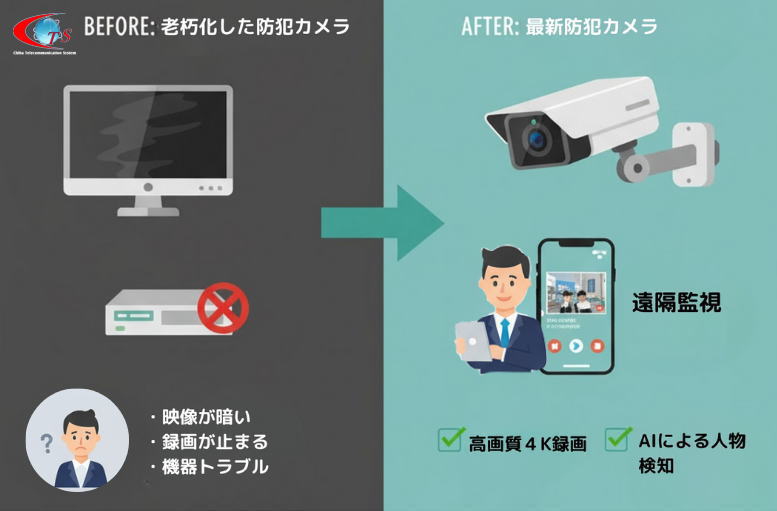 防犯カメラ・監視カメラ販売設置工事 千葉通信システム